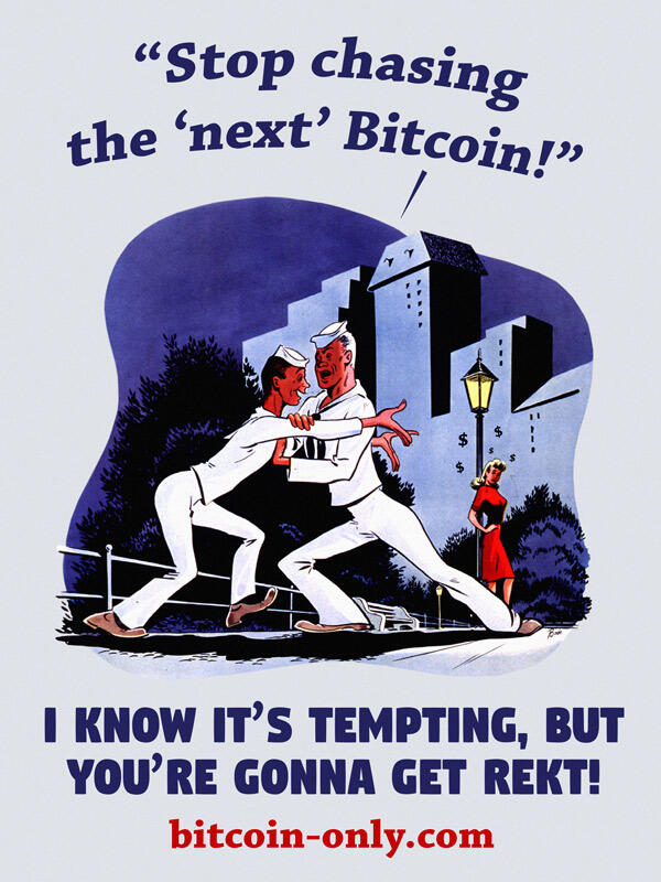 Bitcoin Only Poster